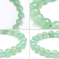 Natural Green Aventurine Round Beads Stretch Bracelets&nbsp;BJEW-PH0001-10mm-24