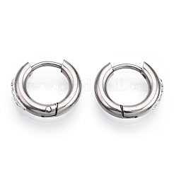 201 Stainless Steel Huggie Hoop Earrings&nbsp;STAS-S079-162B