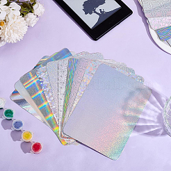 18Pcs 9 Styles Rectangle Laser Paper Card&nbsp;DIY-OC0013-38