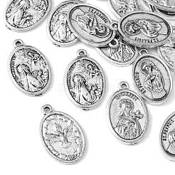 20Pcs 4 Style Tibetan Style Alloy Pendants&nbsp;TIBEP-CJ0001-20