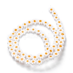 Handmade Millefiori Glass Bead Strands&nbsp;LAMP-J035-8mm-23