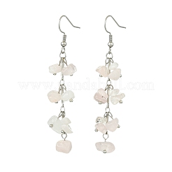 4 Pairs 4 Styles Natural Mixed Stone & Synthetic Turquoise Dangle Earrings for Women&nbsp;EJEW-TA00553