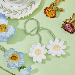 Cotton Convallaria Majalis Pendants&nbsp;AJEW-WH0258-845