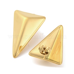 Ion Plating(IP) 304 Stainless Steel Stud Earrings for Women&nbsp;EJEW-N054-07G