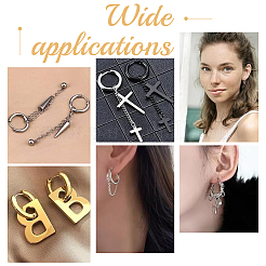 12Pairs 304 Stainless Steel Huggie Hoop Earrings&nbsp;EJEW-UN0003-14