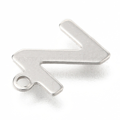 Non-Tarnish 201 Stainless Steel Charms&nbsp;STAS-C021-06P-Z