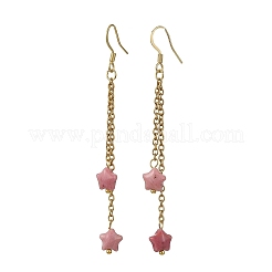 Star Natural & Synthetic Mixed Stones Earrings for Women&nbsp;EJEW-JE07130