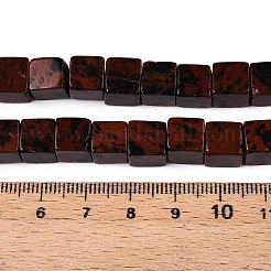 Natural Mahogany Obsidian Beads Strands&nbsp;G-T139-8x8-40A