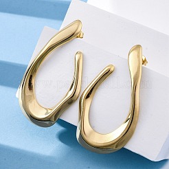 304 Stainless Steel Teardrop Stud Earrings&nbsp;EJEW-B108-13G