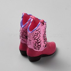 Resin Boots Sculpture Display Decorations&nbsp;DJEW-WH0053-55B