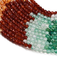 Gradient Color Natural Agate Beads Strands&nbsp;GG-CBA4399-A04-01B