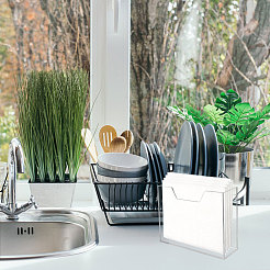 Transparent Acrylic Napkin Holder&nbsp;ODIS-WH0099-82A