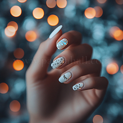 Stainless Steel DIY Nail Art Templates&nbsp;MRMJ-WH0098-041
