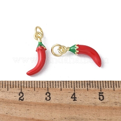 Brass Enamel Pendants&nbsp;KK-D336-05G-04