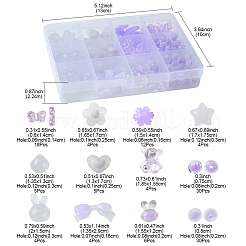 Transparent Opaque Acrylic Beads&nbsp;OACR-FS0001-80