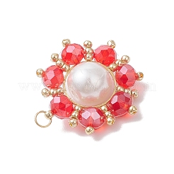 Glass Pendants&nbsp;PALLOY-MZ01034-02