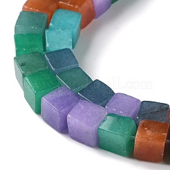 Natural Dyed White Jade Beads Strands&nbsp;G-Q008-C01-01G