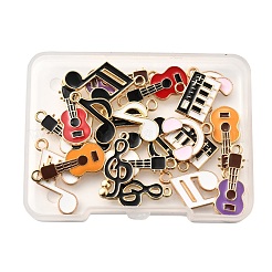 22Pcs 11 Styles Alloy Enamel Pendants&nbsp;ENAM-FP0001-78