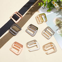 8Pcs 4 Style Alloy Slider Buckles&nbsp;FIND-WR0010-84