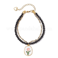 Natural Malaysia Jade Multi-strand Bracelets&nbsp;BJEW-JB12439-04