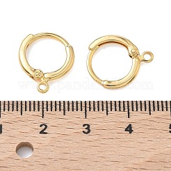 SHEGRACE Brass Leverback Earring Findings&nbsp;XGR0016G-71G