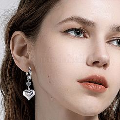 18Pcs 3 Styles 316 Stainless Steel Twist Hoop Earrings&nbsp;EJEW-SC0001-82