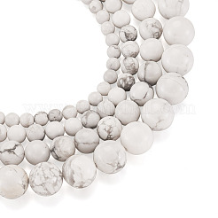 4 Strands 4 Style Natural Howlite Beads Strands&nbsp;G-TA0001-34