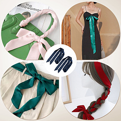 Long Polyester Silk Scarf for Women Girls&nbsp;LS-AJEW-WH20042-77E