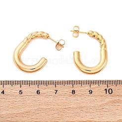 304 Stainless Steel Stud Earrings for Women&nbsp;EJEW-L296-023G