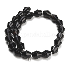 Natural Black Agate Beads Strands&nbsp;GG-L001-D01-01
