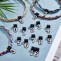 60Pcs 10 Styles Silicone Pendants&nbsp;SIL-UN0001-03