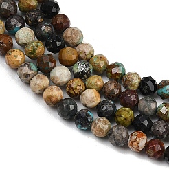 Natural HuBei Turquoise Beads Strands&nbsp;G-L628-B02-4mm-02