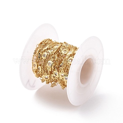 Clear Cubic Zirconia Square Link Chains&nbsp;CHC-G016-02G