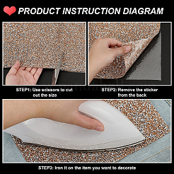 Rectangle Plastic Hotfix Rhinestone&nbsp;DIY-WH0349-339C