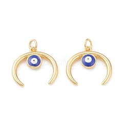 Eco-Friendly Brass Enamel Pendants&nbsp;KK-I698-31G