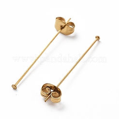Ion Plating(IP) 304 Stainless Steel Flat Head Pins with Ear Nuts&nbsp;STAS-L244-02I-G01