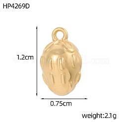 304 Stainless Steel Pendants&nbsp;STAS-OY017-40G