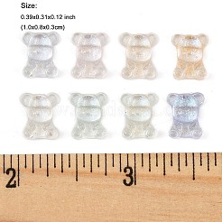 100Pcs Transparent Resin Cabochons&nbsp;CRES-FP0001-14