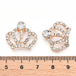 Alloy Crystal Rhinestone Cabochons&nbsp;ALRI-WH0002-34LG