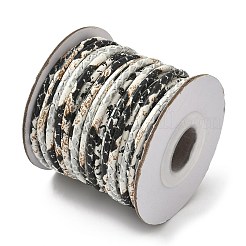 Leopard Printed Round Imitation Leather Cords&nbsp;LC-S020-01E