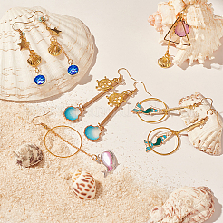 DIY Ocean Themed Earring Making Kits&nbsp;DIY-SC0001-96G