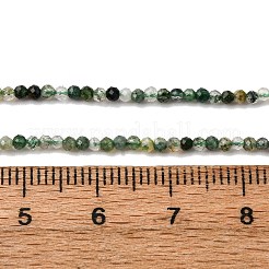 Natural Moss Agate Beads Strands&nbsp;G-A129-2mm-01A