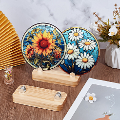 Pine Wood Display Stands&nbsp;DIY-WH0699-08C