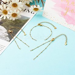 Handmade 304 Stainless Steel Satellite Chains Bracelets Making Accessories&nbsp;AJEW-JB01024