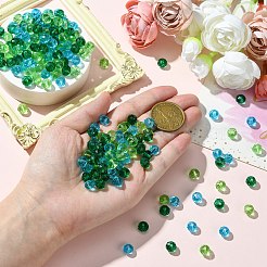 3 Colors Transparent Glass Beads&nbsp;EGLA-TZ0001-02B