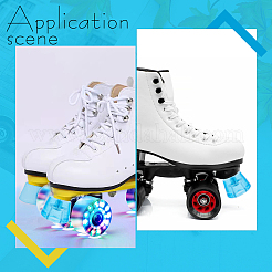 Roller Skate Toe Stops&nbsp;AJEW-GF0004-34C