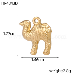 304 Stainless Steel Pendants&nbsp;SA-OY001-60G