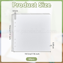 Refillable Loose Leaf Sketchbook Drawing Paper&nbsp;AJEW-WH0556-40