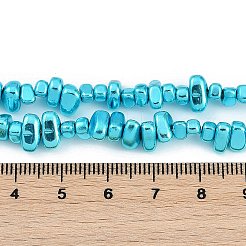 Baking Paint Electroplated Synthetic Non-magnetic Hematite Beads Strands&nbsp;G-H072-D01-01A