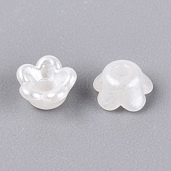 ABS Plastic Imitation Pearl Bead Caps&nbsp;KY-ZX007-02B